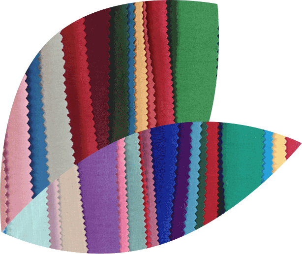 Fabric color palette shape